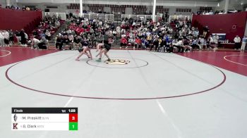 132 lbs Final - Maddox Preskitt, Bishop Lynch vs Garrett Clark, Kinkaid School