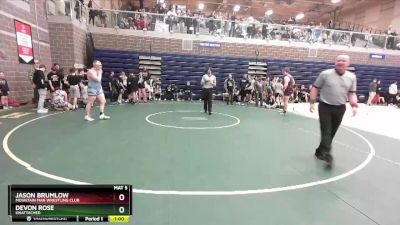 200/235 Cons. Round 1 - Devon Rose, Unattached vs Jason Brumlow, Mountain Man Wrestling Club