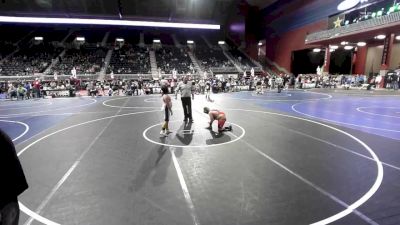 117 lbs Rr Rnd 3 - Finnley Reed, Cowboy Kids WC vs Romin Doughty, Gladiator Wr Ac