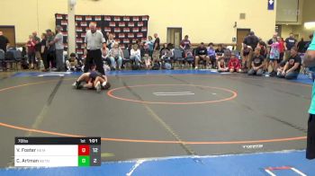 70 lbs Rr Rnd 2 - Vinny Foster, K8 Mat Assassins Red vs Collin Artman, K8 Team Nauman