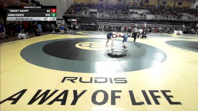 132 lbs Round Of 32 - Brady Kaupp, Greens Farms Academy vs John Foote, Poly Prep