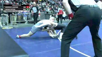 2A-190 lbs Champ. Round 1 - Oscar Potter, Woodward-Granger vs Brendan Lamfers, Sioux Center