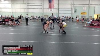 113 lbs Cons. Round 2 - Joshua Pierre-Paul, 5 Point Wrestling Club vs Bronson Begley, BANDITS