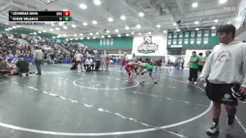 144 lbs 3rd Place Match - Leonidas Nava, Barstow vs Steve Velasco, Victor Valley