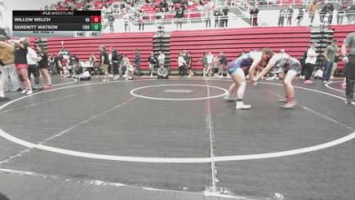 135-140 lbs Rr Rnd 3 - Willow Welch, NA vs Serenity Watson, Enid Plainsmen