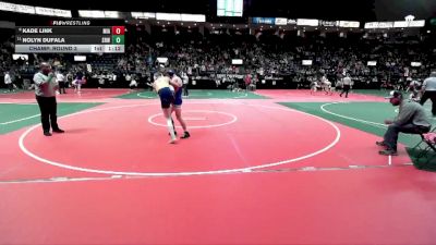 132 lbs Champ. Round 3 - Nolyn Dufala, SRW2 vs Kade Link, MIA1