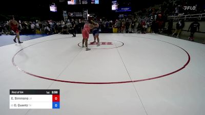 285 lbs Rnd Of 64 - Ethan Simmons, LA vs Devin Quantz, TX