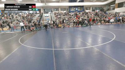 43 lbs Cons. Semis - Arthur Robles, Brighton Wrestling Club vs Arlen Wagner, Wyoming Underground Wrestling