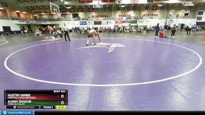 184 lbs Cons. Round 4 - Austin Vanek, Montana State-Northern vs Karim Shakur, Missouri Valley