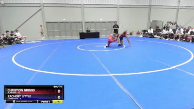 157 lbs Round 2 (8 Team) - Christion Griggs, Alabama vs Zachery Little, Tennessee