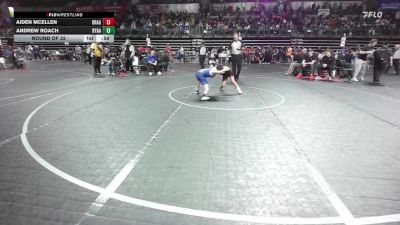 80 lbs Round Of 32 - Aiden McEllen, Dragon Rtc vs Andrew Roach, Byaa