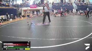 60 lbs Round 3 (6 Team) - Tate Russell, The Untouchables Purple vs Gage Garner, Troup