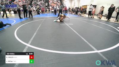 100-105 lbs Rr Rnd 2 - Braylon Welch, Heat vs Jaxon Miller, Tahlequah Wrestling Club