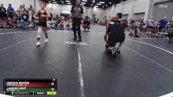 75 lbs Semis (4 Team) - Lincoln Keaton, Missouri Outlaws vs Landon Light, MF Purge