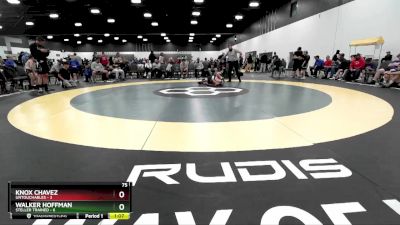 75 lbs Placement Matches (8 Team) - Knox Chavez, Untouchables vs Walker Hoffman, Steller Trained