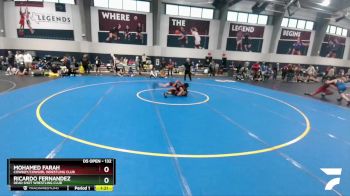 132 lbs Cons. Round 1 - Mohamed Farah, Cowboy/Cowgirl Wrestling Club vs Ricardo Fernandez, Dead Shot Wrestling Club