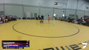 138 lbs 4th Wrestleback (16 Team) - Elle Kaufmann, Georgia Blue vs Aleksandra Bastaic, Indiana