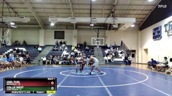 144 lbs Finals (2 Team) - Collis West, Long County vs Joel Fuel, Brunswick