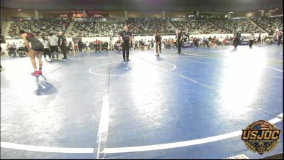 108 lbs Semifinal - Jamiyah Thompson, Team Of Hard Knox vs Talli Washington, Woodland Wrestling Club