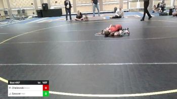 49 lbs Quarterfinal - Peyton Chelewski, Colorado Outlaws vs Jacob Sawyer, Mat Demon WC