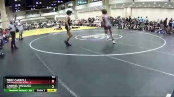 132 lbs Round 5 (8 Team) - Troy Carroll, Tallahassee War Noles vs Gabriel Vazquez, Fuzzy Bees