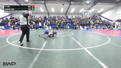 120 lbs Quarterfinal - C. Hill, McAlester High School Girls vs Alexis Cox, Pryor Tigers Wrestling