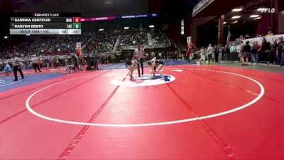 105 lbs Cons. Round 1 - Kailyah Bento, Cheyenne East vs Sabrina Gentzler, Worland