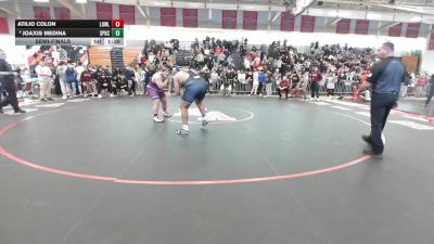 285 lbs Semifinal - Atilio Colon, Lowell vs Joaxis Medina, Springfield Central