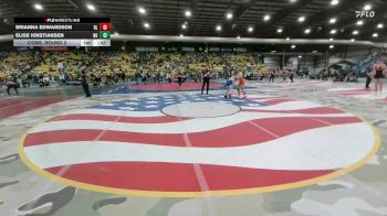 124 lbs Cons. Round 2 - Elise Kristiansen, Napoleon G-S vs Brianna Edwardson, Devils Lake