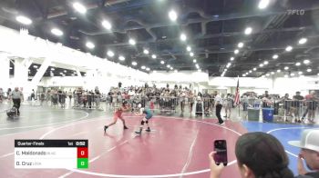 74 lbs Quarterfinal - Coy Maldonado, Black Cat Wrestling vs Derek Cruz, Legacy Wrestling Club