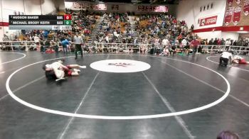 120 lbs Quarterfinal - Michael Brody Keith, Natrona County vs Hudson Baker, Rawlins