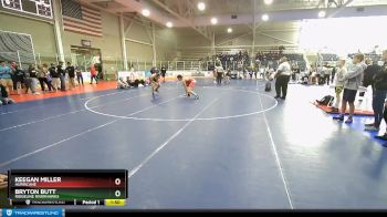165 lbs Round 2 - Keegan Miller, Hurricane vs Bryton Butt, Ridgeline Riverhawks