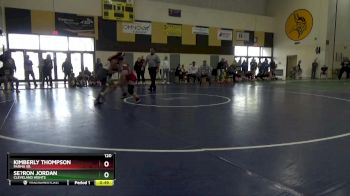 120 lbs Consolation Bracket - Kimberly Thompson, Parma Sr. vs Se?Ron Jordan, Cleveland Hights