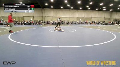 61 lbs Rr Rnd 1 - Jackson Steiner, Untouchables 9U vs Jett Boland, Shelton Wrestling Academy 9U