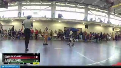 93 lbs Cons. Round 3 - Christian Allen, HardWay Wrestling Academy vs Charley Schmidt, Indiana