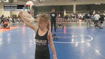 47 lbs Rr Rnd 6 - Vincent Balestra, F.L.O.W. - K3 vs Sawyer Dellario, SAVAGE Wrestling Academy - K3