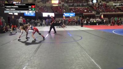 78 lbs Cons. Round 3 - Mac Binek, Buffalo Outlaws Wrestling vs Hugo Pummel, Summit Wrestling Club