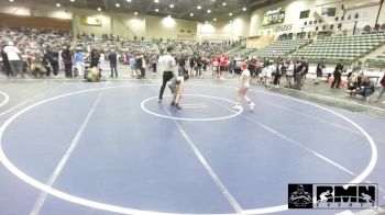 81 lbs Quarterfinal - Mackinley Jones, Small Town WC vs Zephaniah Leslie, Damonte Mustangs WC