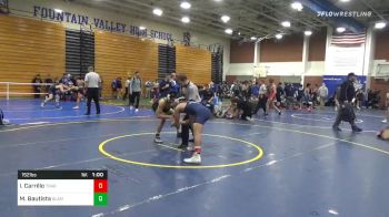 152 lbs Consolation - Isaac Carrillo, Trabuco Hills vs Mateo Bautista, Slam Academy