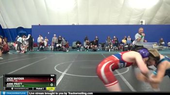 100 lbs Round 1 (8 Team) - Jude Pratt, Donahue Black vs Jack Snyder, Olympia