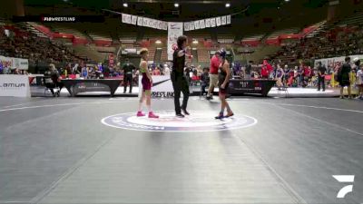 Cons. Semis - Lucas Collier, Mad Dawg Wrestling Club vs Jacob Fay, Red Bluff Freestyle