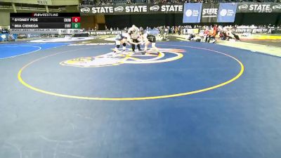 Girls 3A 190 lbs 1st Place Match - Mia Cienega, Everett (Girls) vs Sydney Poe, Enumclaw (Girls)