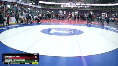 124 lbs Cons. Round 5 - Connor Novakowski, Wyoming Area Hs vs Justin Castillo, St Anthonys