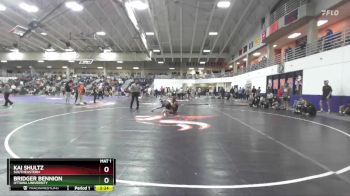 165 lbs Cons. Round 4 - Bridger Bennion, Ottawa University vs Kai Shultz, Southeastern