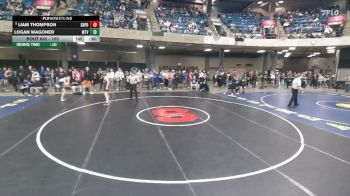 165 lbs Champ. Round 3 - Liam Thompson, Shepard vs Logan Wagoner, Colfax (Ridgeview)