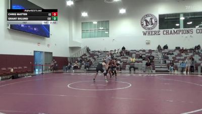 157 lbs Quarters & 1st Wb (16 Team) - Grant Eklund, Cuesta vs Chris Matter, Cerritos