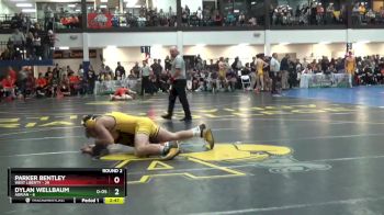 197 lbs Round 2 (10 Team) - Dylan Wellbaum, Adrian vs Parker Bentley, West Liberty