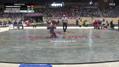 175 lbs Champ. Round 2 - Wyatt Peterson, LaRue County vs Rohaan Waraich, Conner