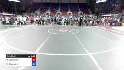 115 lbs Cons 32 #2 - Morgan Leonhardt, OH vs Mia Shepard, NV