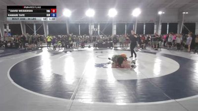 94 lbs Quarters - David Wesierski, The Wrestling Academy vs Kamari Tate, Englewood Live Wire